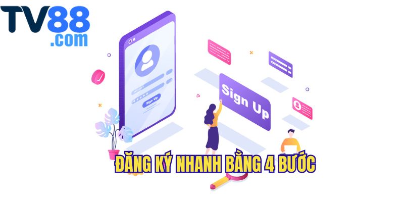 Chia sẻ 4 bước đăng ký TV88 tối ưu nhất